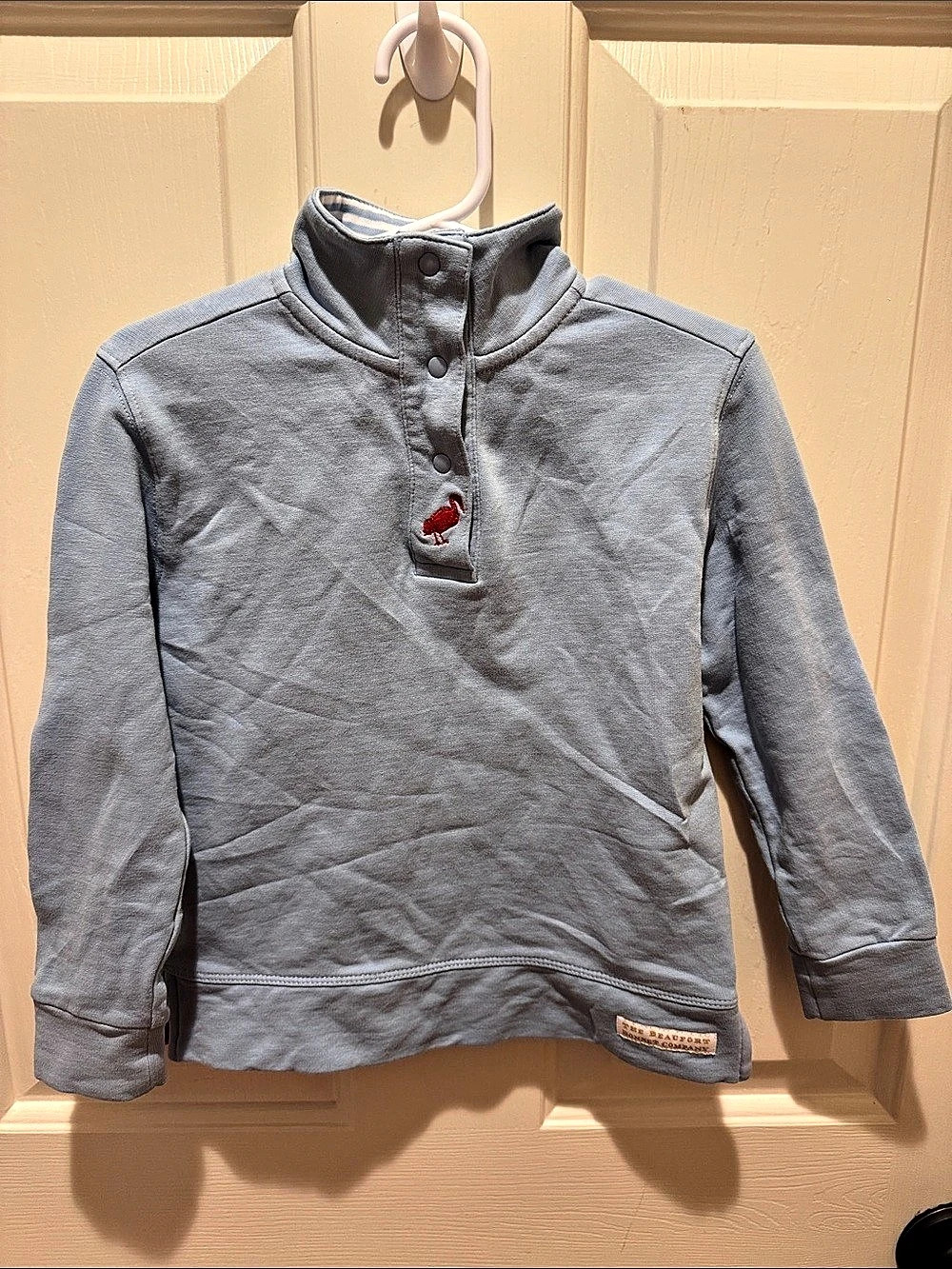 Beaufort Bonnet Boys 2T Blue Striped Elbow Patch Sweatshirt